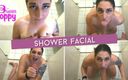 Princess Poppy: Ejaculare facială la duș
