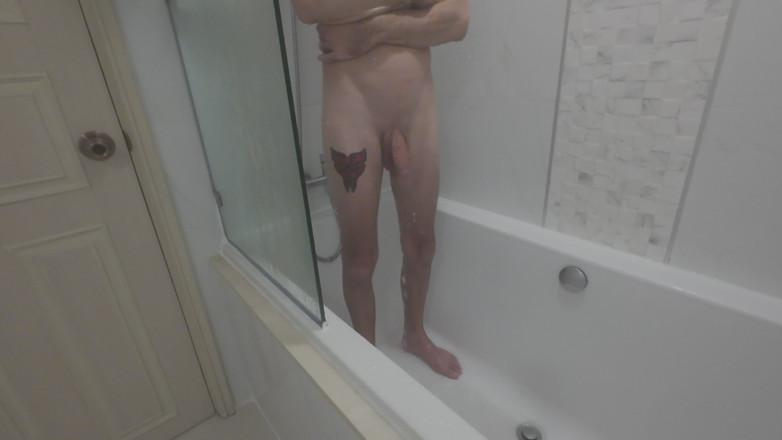 Big dick dadddy: Shower Cam Caught Me Touching Myself