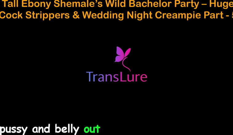 TransLure: English Audio Sex Story - Tall Ebony Shemale’s Wild Bachelor Party -...