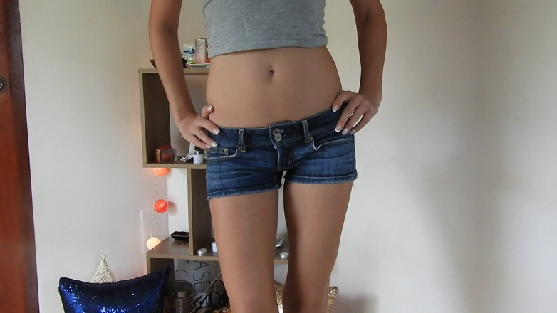 MissAnja_FH: Jeans Shorts Try on/Modelling