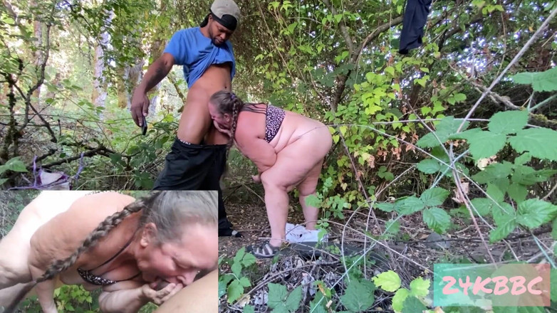 24KBBC: Blowjob in the woods with 24kbooty