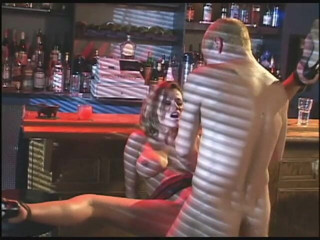 Tight little babes: Bartender fucks smoking hot young busty gorgeous customer
