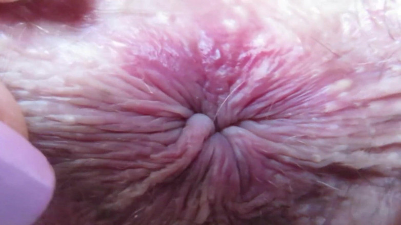 Cuteblonde666: Extremo close-up no meu cu piscando