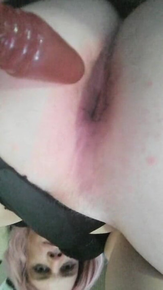 Sexy CDsissy: Il sexy plug anale della sissy gioca con il plug...