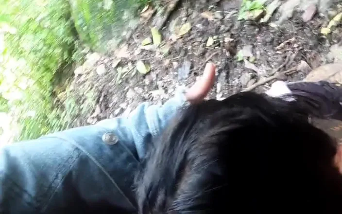 fiesta_porno: We Were in a River and I Made Her Suck...