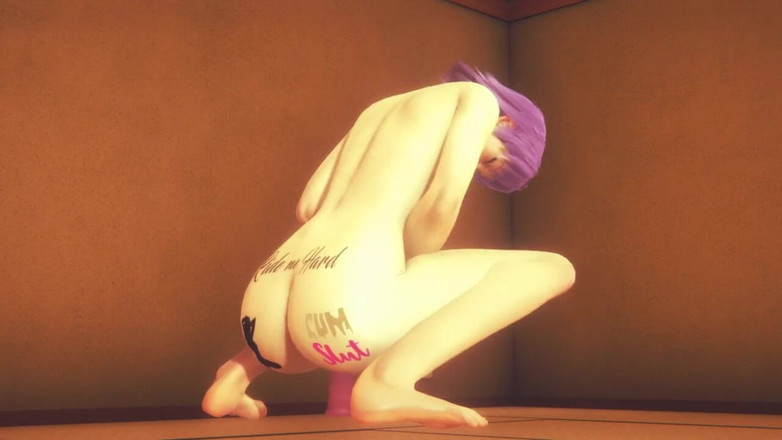 Yaoitube: Yaoi Femboy - Un gode anal denki dans un Jouet d’anaux