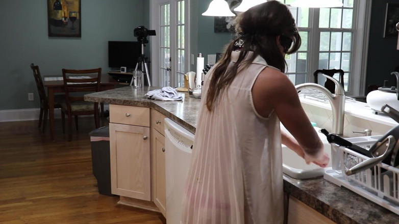 Azure Sky Films: Sandra Moore (TMS-19) Amateur MILF sub pussy fucking tit play cleaning...
