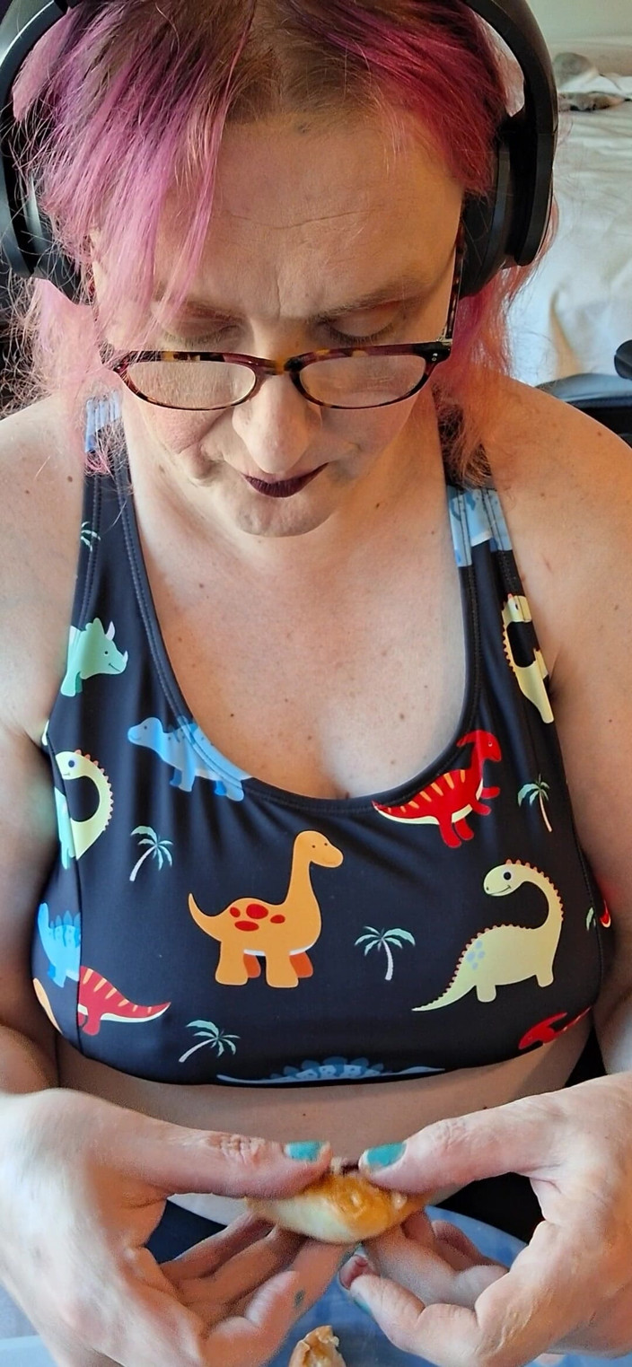 Princess Udders: Dinosaur Girl Eats Breakfast!