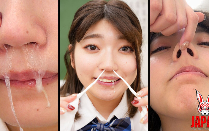 Japan Fetish Fusion: 超粘性——春野鼻涕遮住脸——日本鼻涕