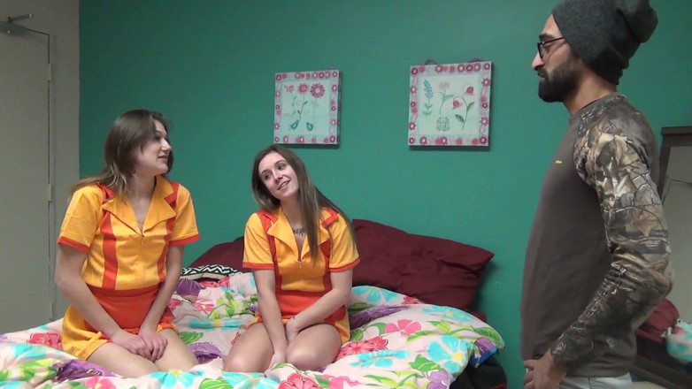 Jerky Girls: 2 dziewczyny udarowe odcinek 2 z udziałem Violet Thompson, Sandy Thompson