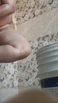 I went to my aunty's house today to take a bath.