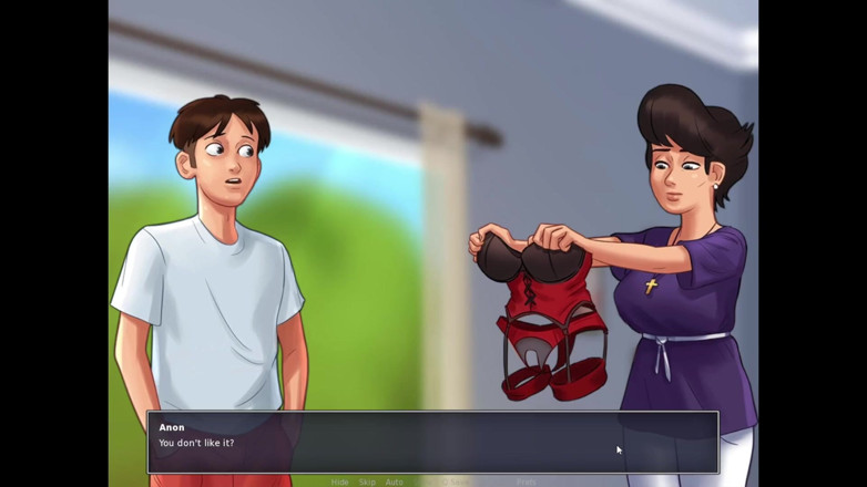 LewdArcade: Koleksi Animasi Summertime Saga Helen [bagian 15] Permainan Game Seks Telanjang [18+] Permainan...