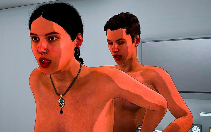 Piya Bhabhi: 의붓아들과 영어로 따먹히는 배다른 아들의 알몸을 본 미국 Lucy