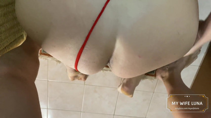 My Wife Luna: I get my ass screwed and filled with cum by...