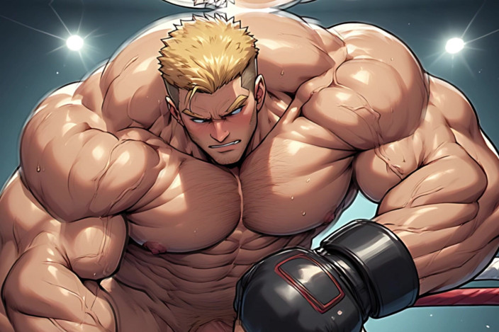 Erotic Man: Ken Masters Naked Fighter (ai)