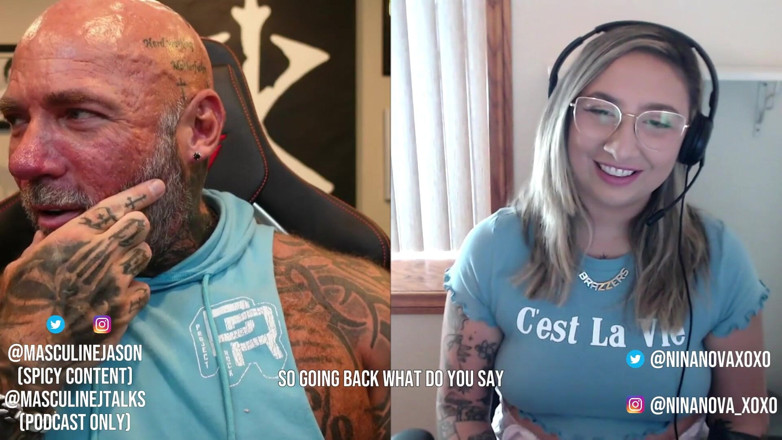 Raw and Uncensored with Masculine Jason: Porn star confessions - Nina Nova (bölüm 176)