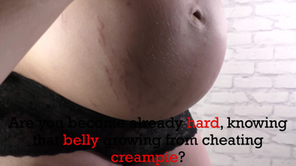 Milky Mari: Touch my thick ass and pregnant belly, just a minute,...