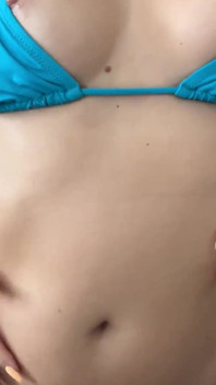 Lotion on Tight Body and Tits in a Bikini