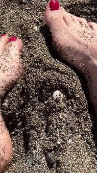For Those Who Love Legs, I’m Having Fun in the Sand.