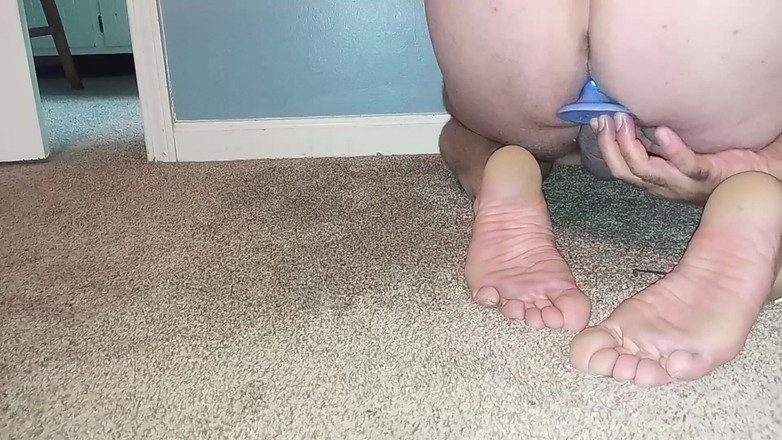 Midsouth Foot Fetish: Probeerde voor het eerst een dildo in mijn kont