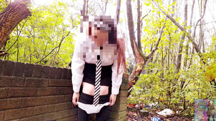 ChubbyBunny: La ragazza di scuola salta la lezione per giocare nel...