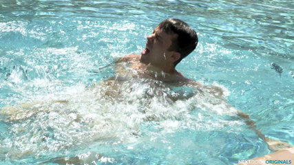 Next Door Studios: NextDoorStudios - Sexy stranger barebacks lifeguard for saving his life