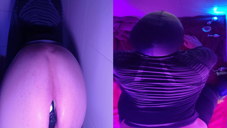 Donny Mellow: Mencukur pantatku dan menggunakan 11 buttplug yang berbeda termasuk lubang pantat...