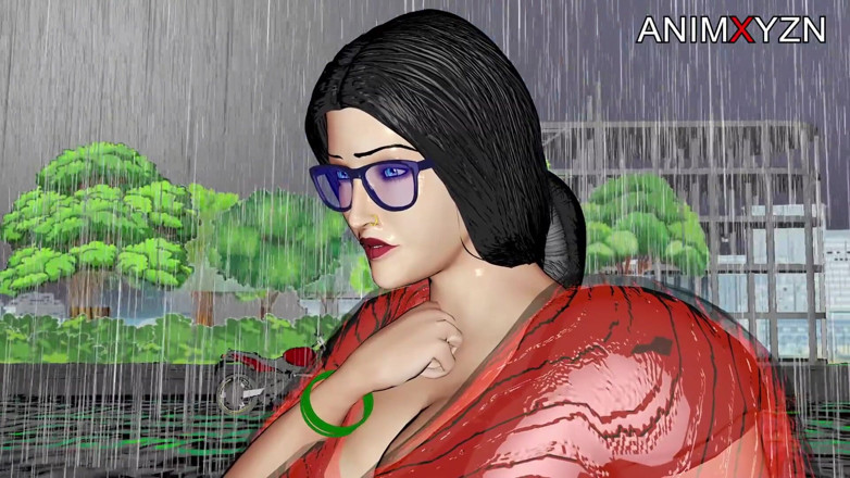 Animxyzn: Khi mẹ kế ướt át trong mưa