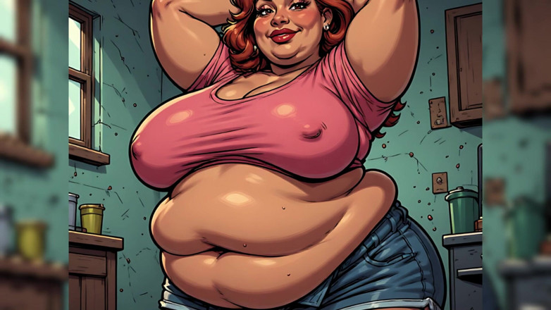 AI Porn: BBW, bombasse pulpeuse, art