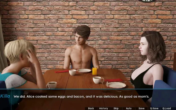 Visual Novels: Summer scent part 5 (stepsister route)