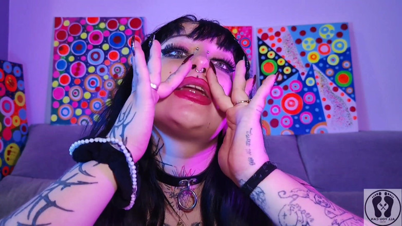 All You Can Fetish: Fetish hidung Deedeelove awek cantik gothic