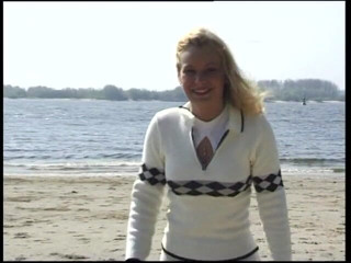 Lucky Cooch: Blonde beauties showing boobs in vintage video