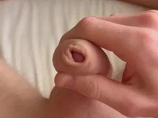 Close up Hot Young Cock Cum Solo Masturbation