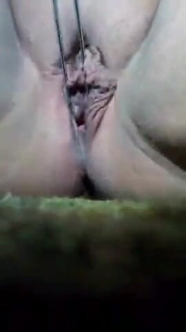 Blue Angel: Up-close masturbation