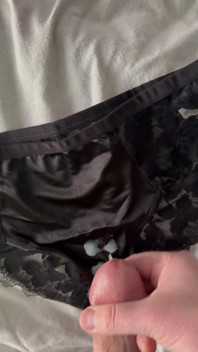 Cum on Wife’s Panties 13