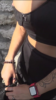 Mouth Cum in the Castel Park