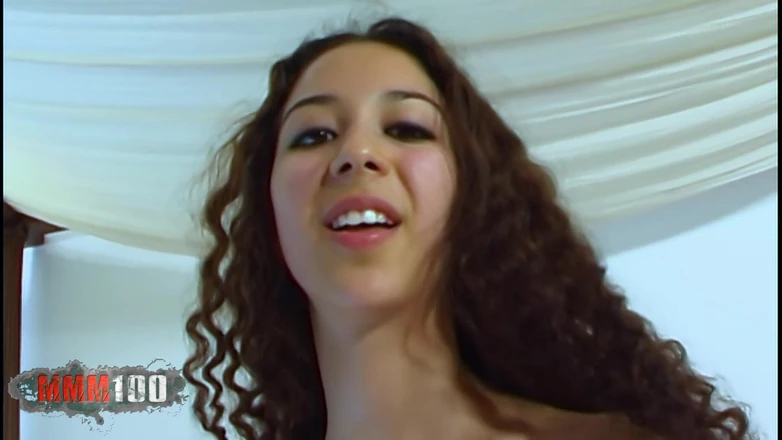 MMM100: Safia Nice Little Arab Brunette Safia Doing a Hot Striptease