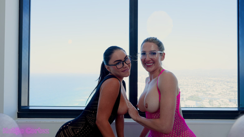 Katija Cortez: POV Threesome with Kat &amp; Kayla