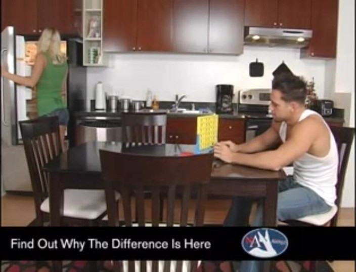 My Sister's Hot Friend: Riley Evans Fucking in the Chair with Her Petite