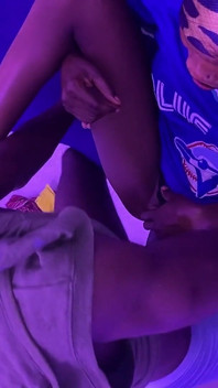 Ebony Babe Takes Huge Black Cock