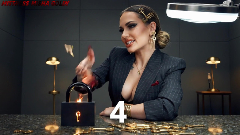 Goddess Misha Goldy: Jour d’inspection. l’inspection de chasteté la plus invasive que tu...
