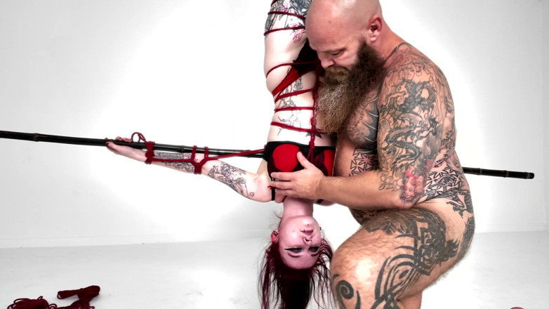 Master_Sadam: Small Rope Bunny Sucking Cock Upside Down