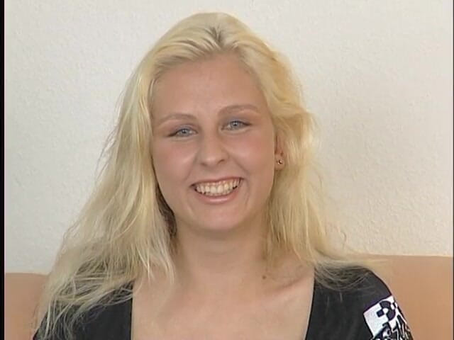 Lucky Cooch: Huge breasts blonde casting