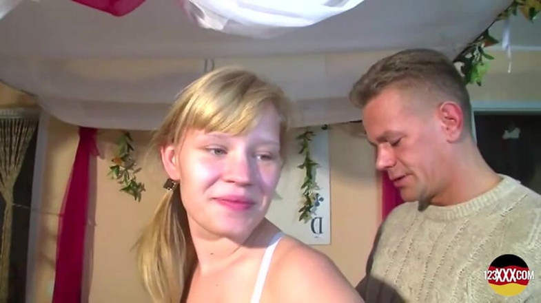 123XXX - 100% Amateurs: Shy German Teen Gets Pounded Hard