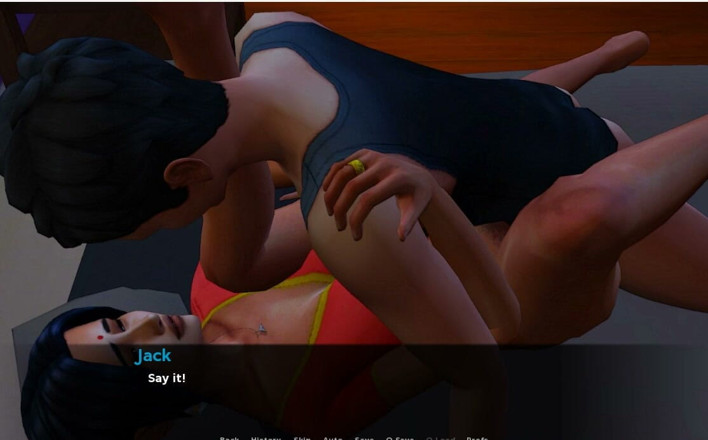 XXX Games Bunk: Insimology - Gameplay - Roleplay - Saree -desi Maid Fucks Owner Stepson in Bed