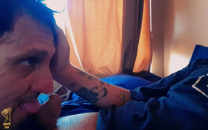 Lymph Guy: Styvpappa suger sina funktionshindrade pojkar kuk torr