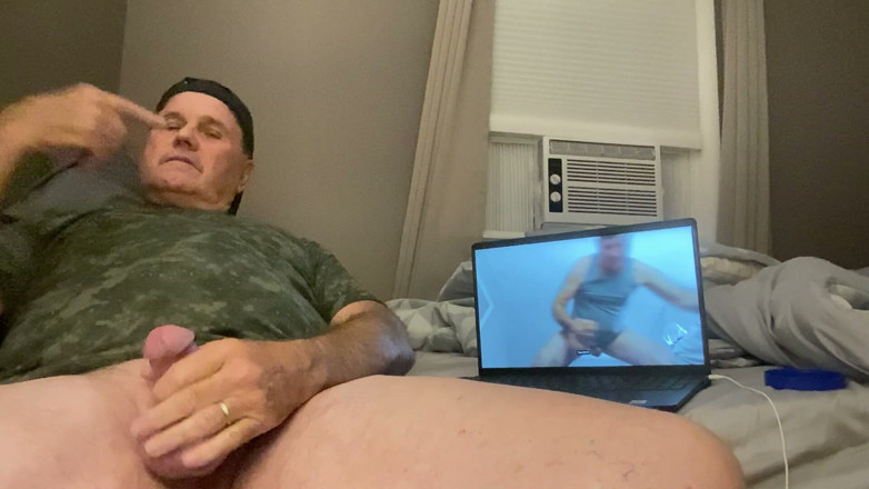 BIKEMAN25: Jerking off to One of My Videos on Hamster