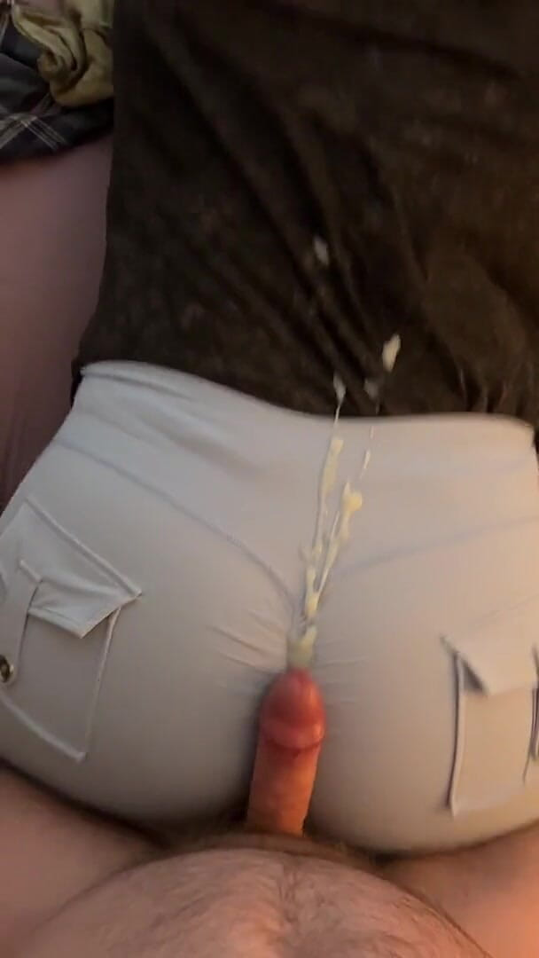MyPrejacBoyfriend: Grote gekeerde kont hotdogging cumshot