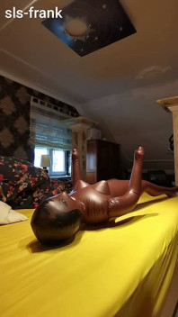 Sls-frank I Fuck My Rubber Doll and Squirt Into It. Then Finger the Cum Out of the Cunt.