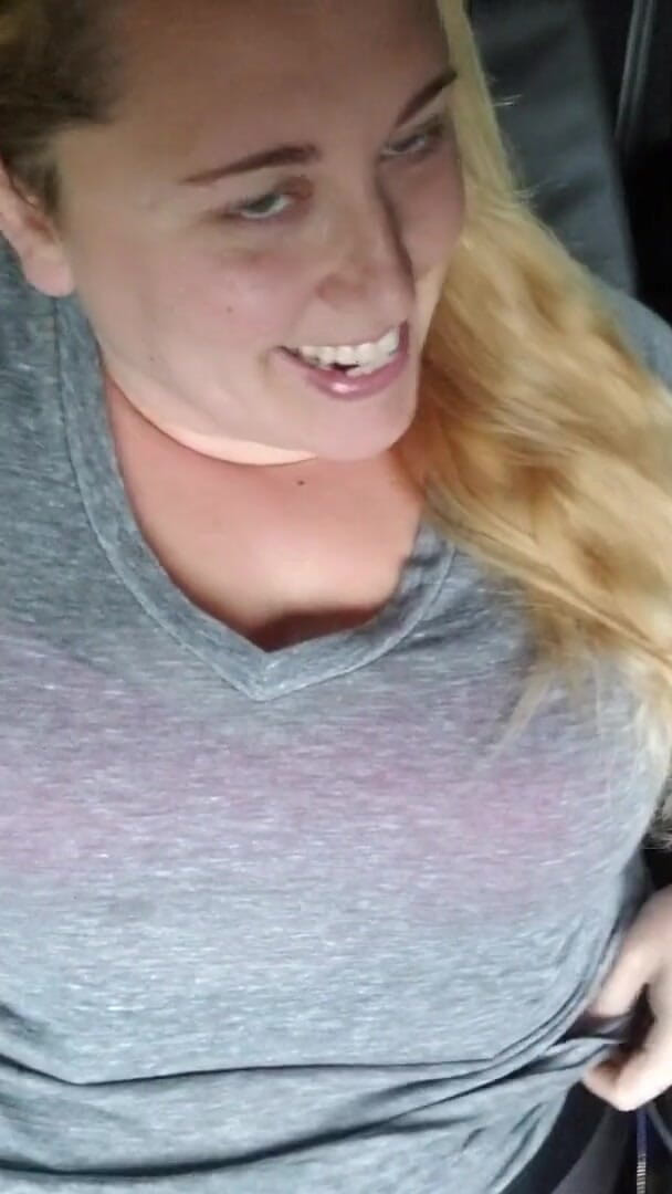 Kat Cumsalot Productions: Changing in the car Kat Cumsalot